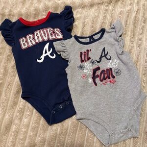 Atlanta Braves Baby Onesies